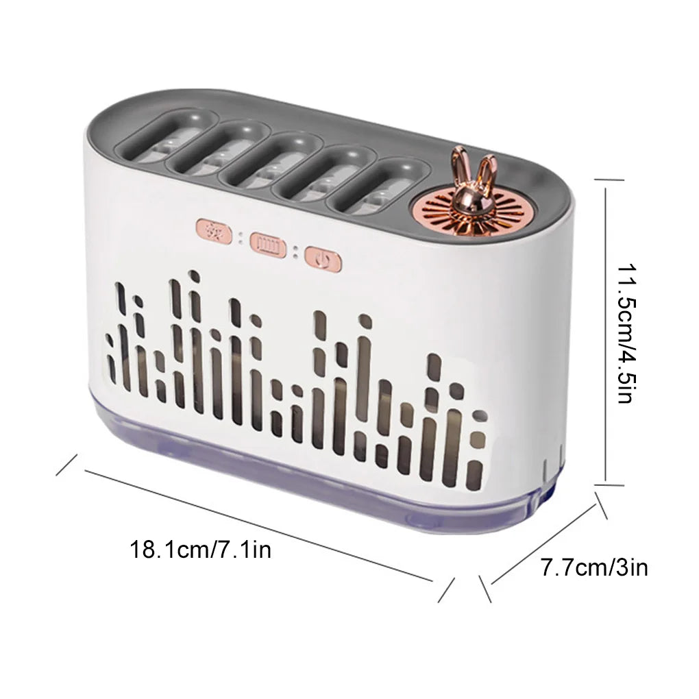 AuraSync Light™ — アロマ加湿リズムライト