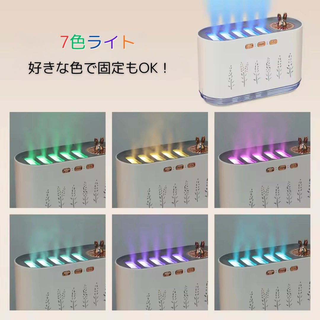 AuraSync Light™ — アロマ加湿リズムライト